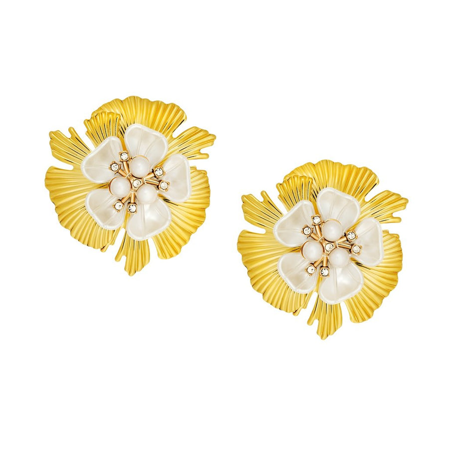 GILDED MAGNOLIA EARRINGS