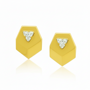 The Quintessential Trillion Stud Earrings